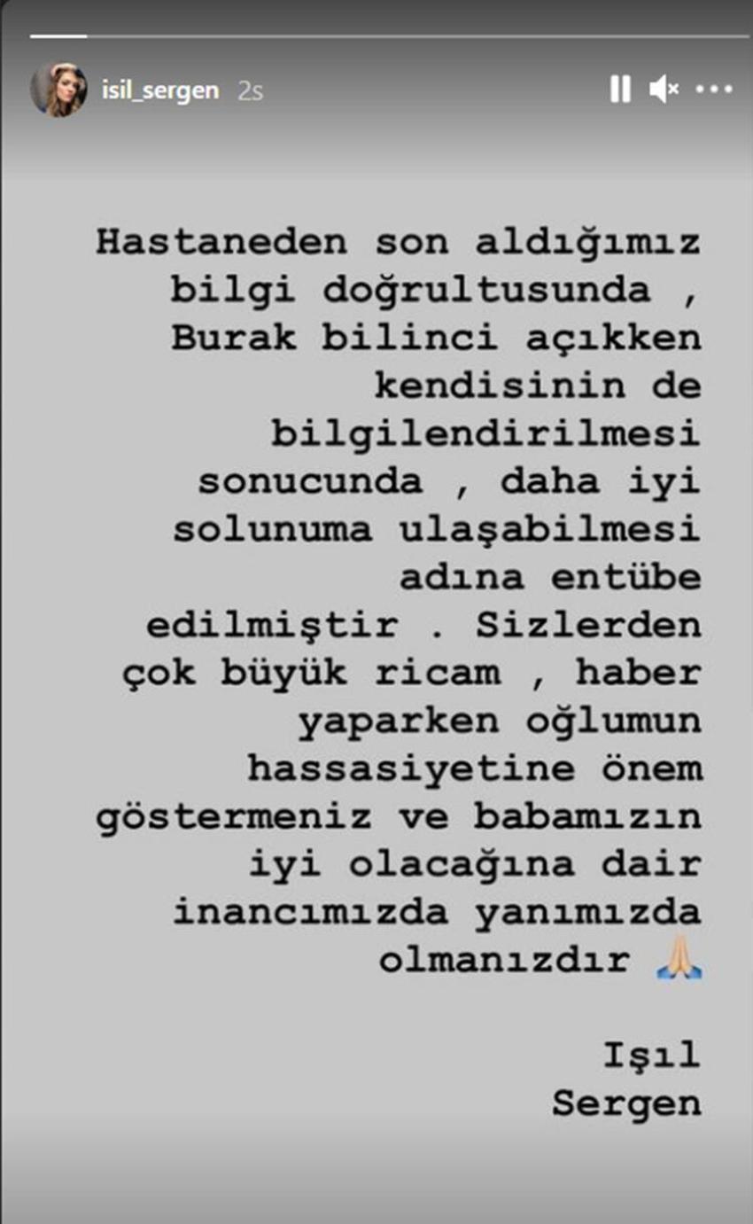 Burak Sergen ile ilgili son dakika açıklaması! Eski eşi duyurdu