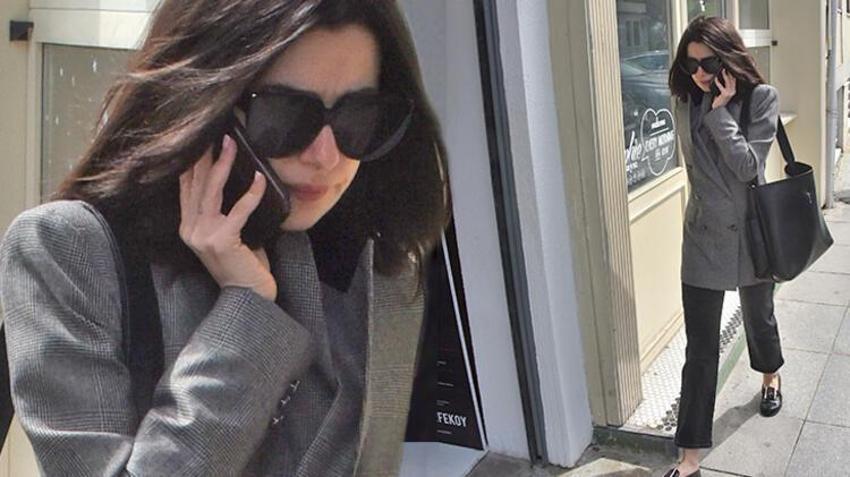 Nesrin Cavadzade uyarılara kulak asmadı! Telefonu elinden düşmedi