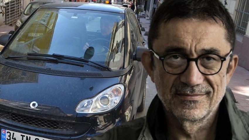 Nuri Bilge Ceylan, küçük ve eski model aracıyla dikkat çekti