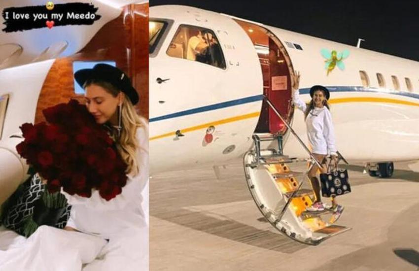 Şeyma Subaşı'dan 'özel jetli' paylaşım! Çiçeklerle poz verdi