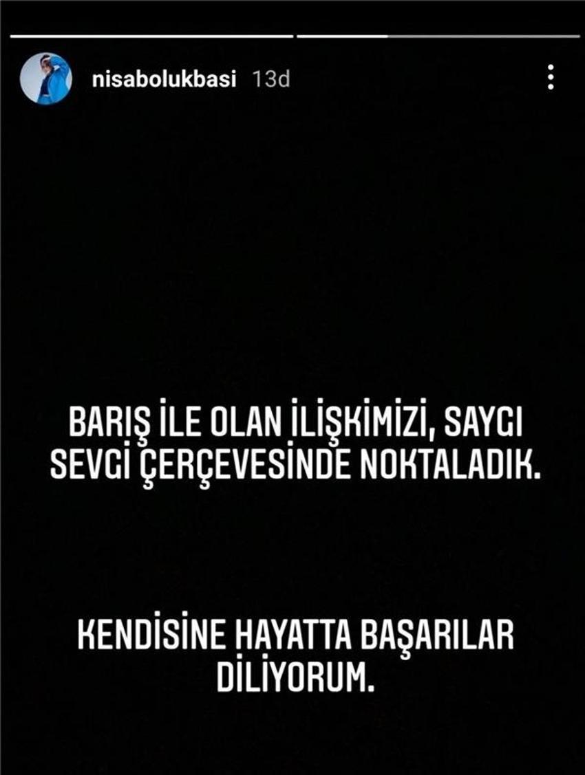 Nisa Bölükbaşı ile Barış Murat Yağcı ayrıldı!