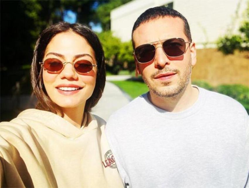 Demet Özdemir, Oğuzhan Koç'u öpücüklere boğdu!