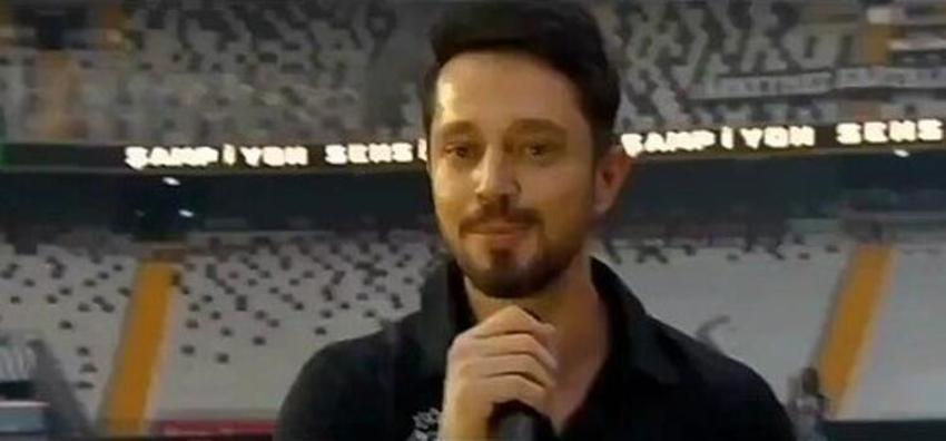 Beşiktaş'ın şampiyonluk kutlamasında Murat Boz'a şok! Playback yaparken...