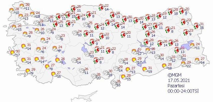 Meteoroloji'den açıklama! 36 il için uyarı