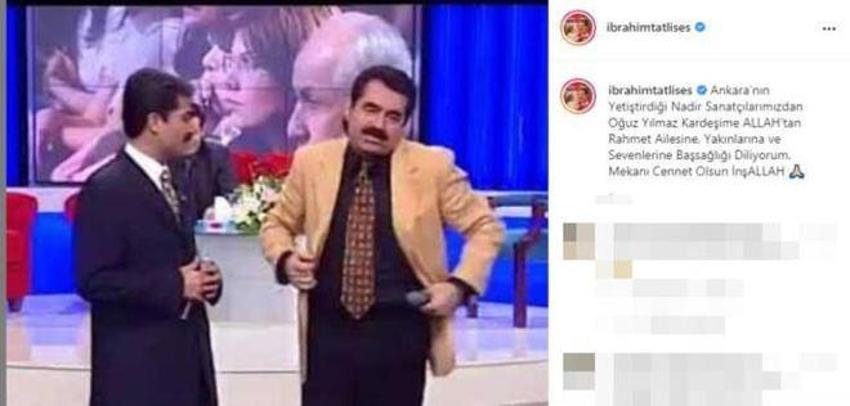 İbrahim Tatlıses'ten Oğuz Yılmaz paylaşımı!