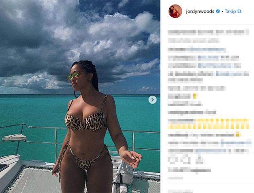 Olay kadın Jordyn Woods’tan aldatma açıklaması!