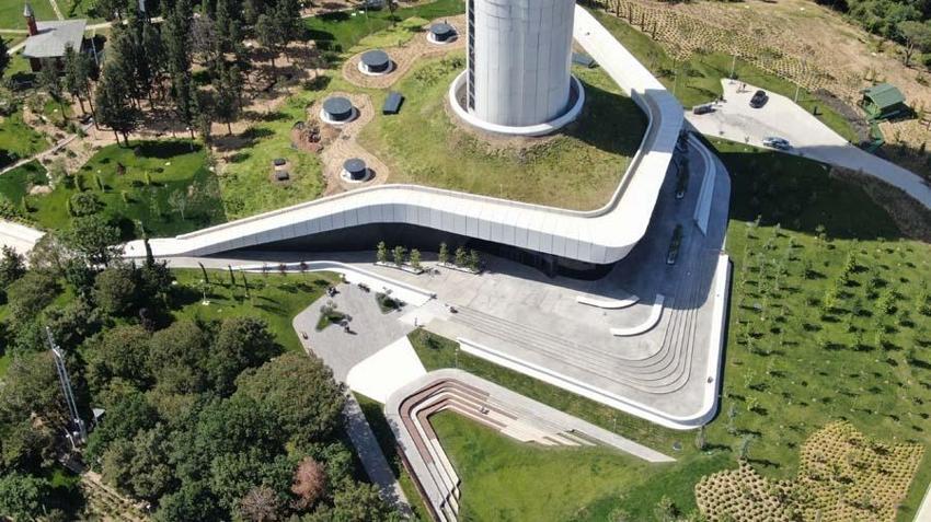 Açılışa gün sayan Çamlıca Kulesi havadan fotoğraflandı