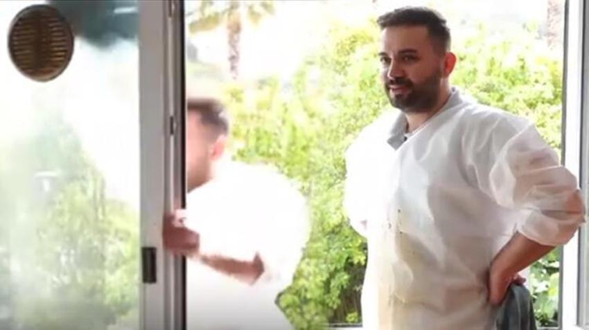Kadir Ezildi cam silerken beşinci kattan düştü! Yürekler ağza geldi