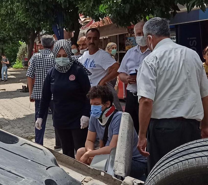 İlker Aksum'un otomobili takla attı! Araçta sıkıştı, son durumu...