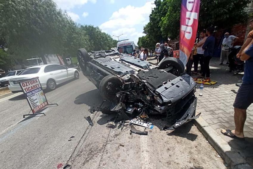 İlker Aksum'un otomobili takla attı! Araçta sıkıştı, son durumu...