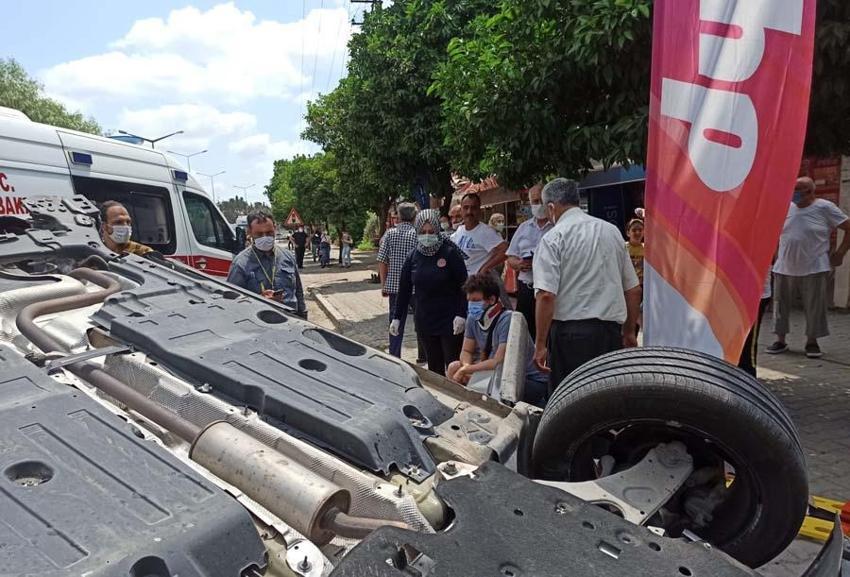 İlker Aksum'un otomobili takla attı! Araçta sıkıştı, son durumu...