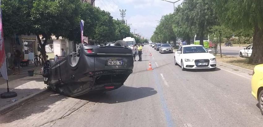 İlker Aksum'un otomobili takla attı! Araçta sıkıştı, son durumu...