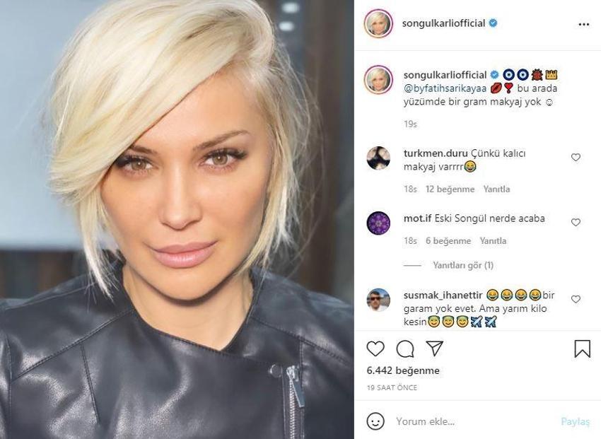 Songül Karlı paylaşımıyla takipçilerini çıldırttı!