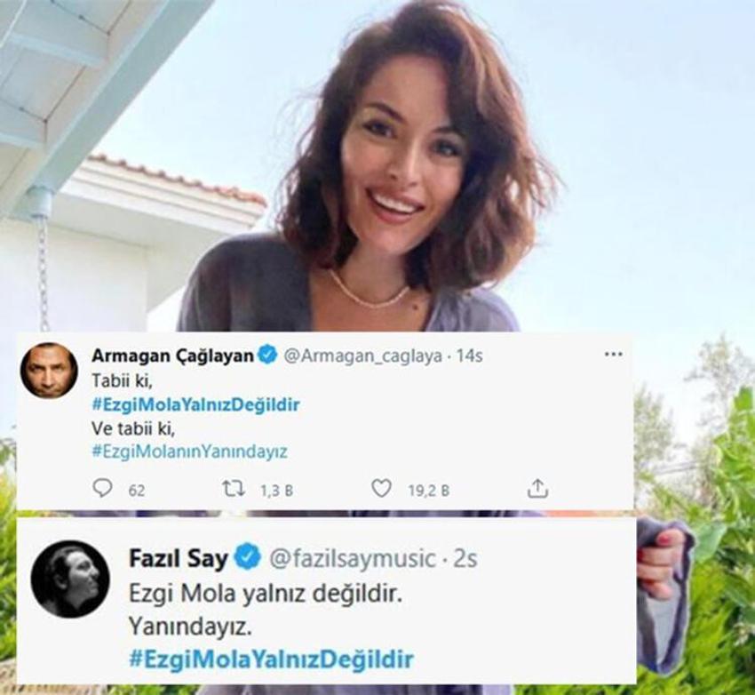 Hakkında hapis istemiyle dava açılan Ezgi Mola'dan yeni paylaşım