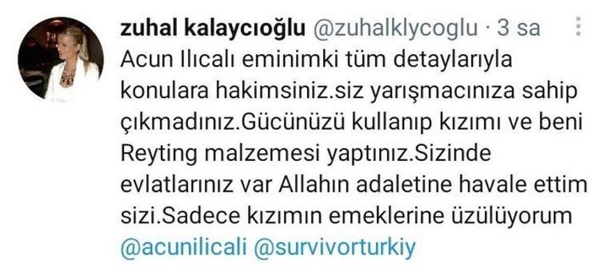 Survivor'da Aleyna krizi! Acun o mesajları canlı yayında okudu