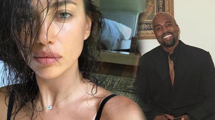 Magazin dünyası şokta! Kanye West ve Irina Shayk aşkı belgelendi