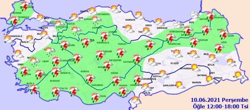 Meteoroloji son dakika kodu ile duyurdu! Çok kuvvetli geliyor, saat verildi...