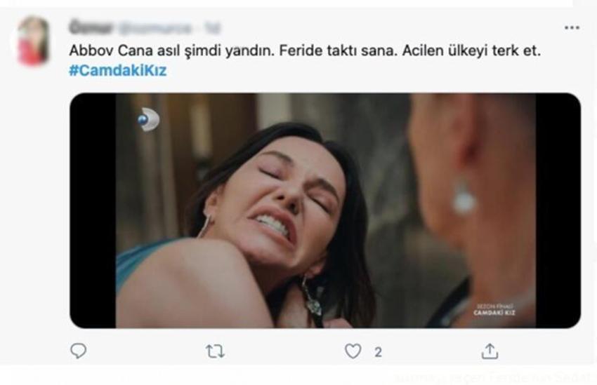 'Camdaki Kız'da bomba sahne: Asıl şimdi yandın Cana...