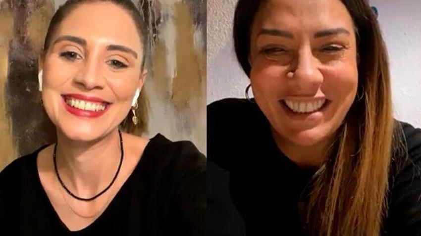 Işın Karaca sevgilisi Can Yapıcıoğlu'nu öpücük yağmuruna tuttu!