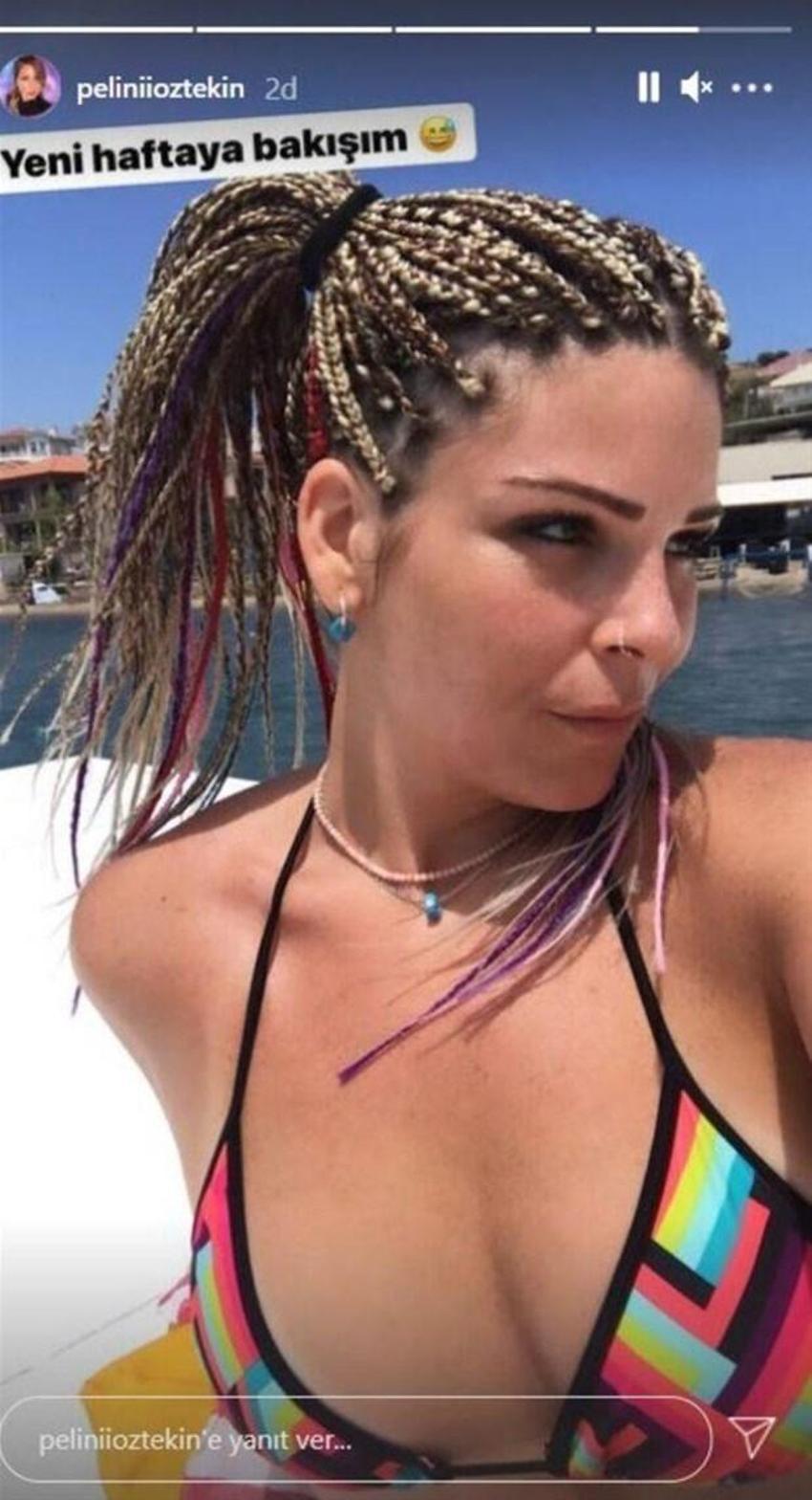 93 kilo veren Pelin Öztekin bikinili fotoğrafıyla sosyal medyayı salladı!