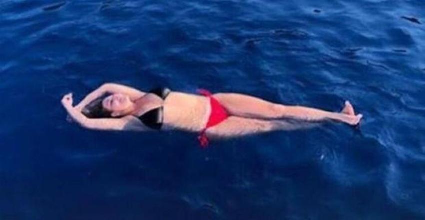 93 kilo veren Pelin Öztekin bikinili fotoğrafıyla sosyal medyayı salladı!
