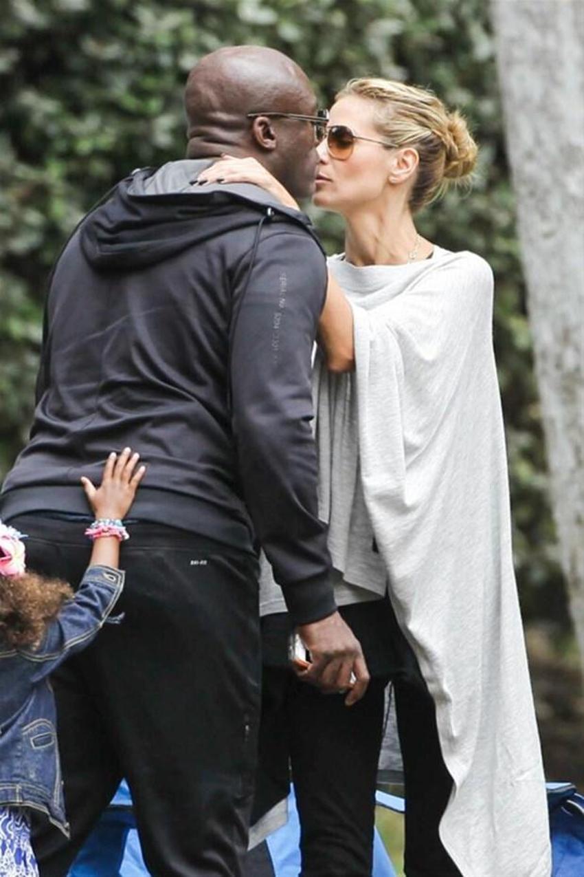 Heidi Klum ve eşi lüks teknede romantik anlar yaşadı! Görüntülendiklerini fark edince...