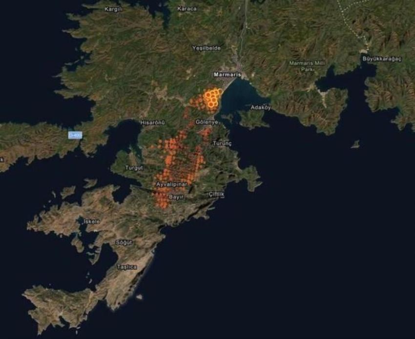Dünyanın gözü burada! İşte an itibarıyla Türkiye! NASA uydusundan canlı yayın...
