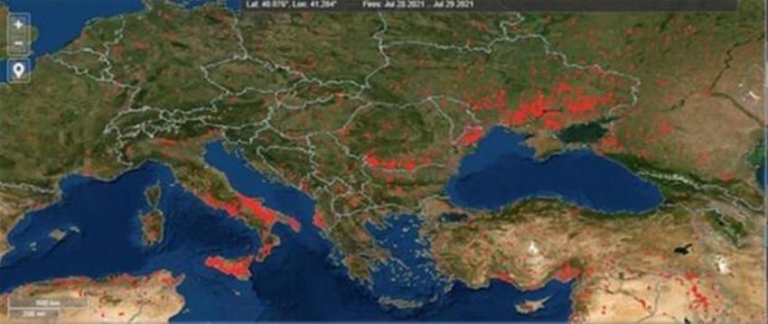 Türkiye'de felaketler peş peşe! Dünyanın dört bir yanı yangınlarla mücadele ediyor: NASA görüntüleri paylaştı...