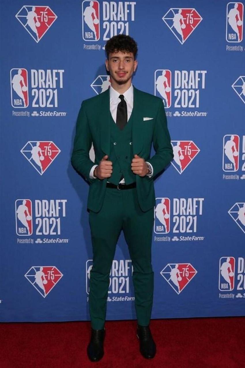 NBA Draft 2021'de Alperen Şengün'ün takımı Houston Rockets oldu! Türk bayrağı detayı törene damga vurdu...