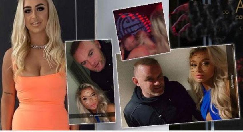 Wayne Rooney'in partisi olaylı bitti! Evli futbolcu fotoğrafları internete düşünce...