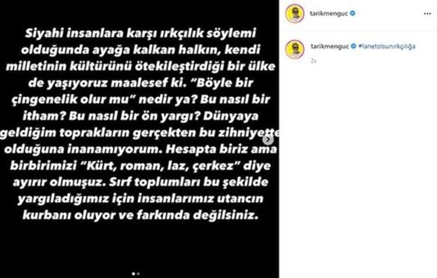 Tarık Mengüç ile Sinem Umaş arasında ırkçılık tartışması!