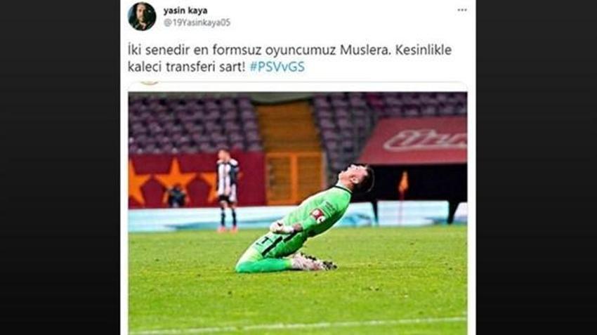 PSV - Galatasaray maçına Muslera'nın yaptığı hatalar damga vurdu!