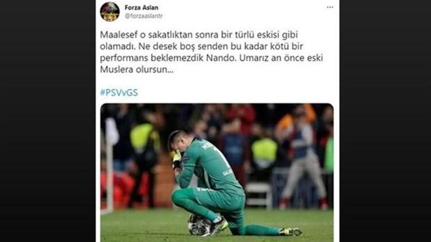 PSV - Galatasaray maçına Muslera'nın yaptığı hatalar damga vurdu!
