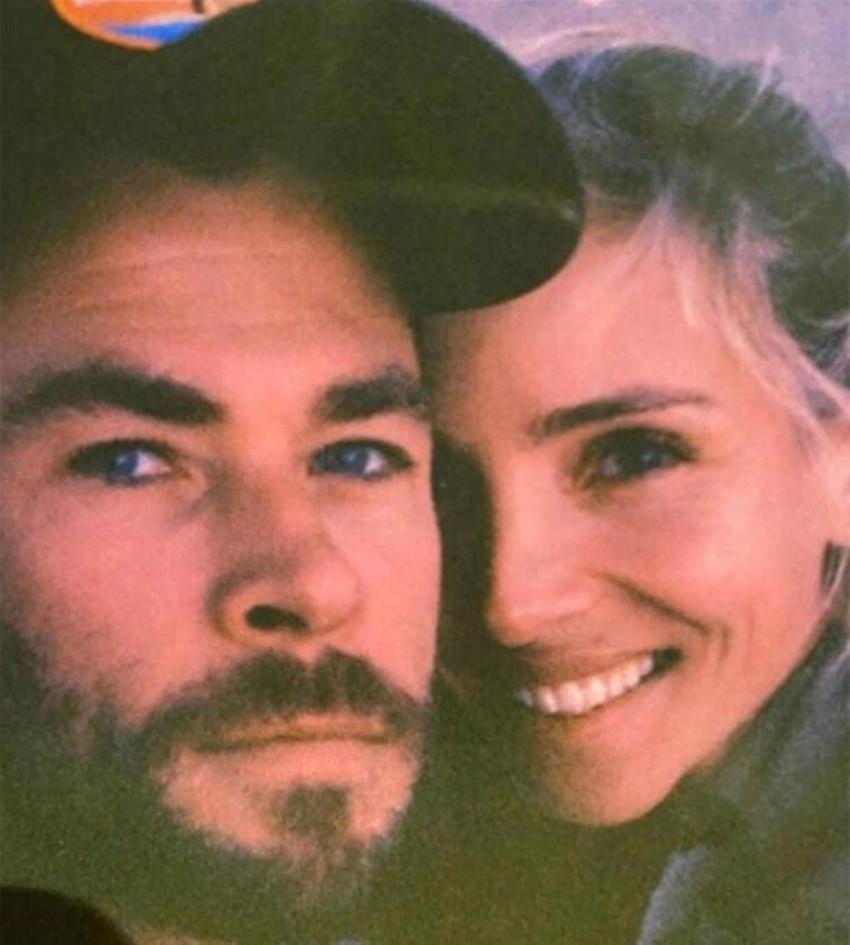 Chris Hemsworth eşi Elsa Pataky'nin doğum gününü kutladı!