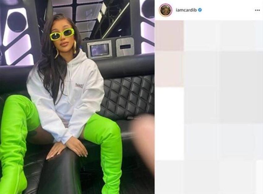 Cardi B'den üç yaşındaki kızına 124 bin dolarlık gerdanlık!