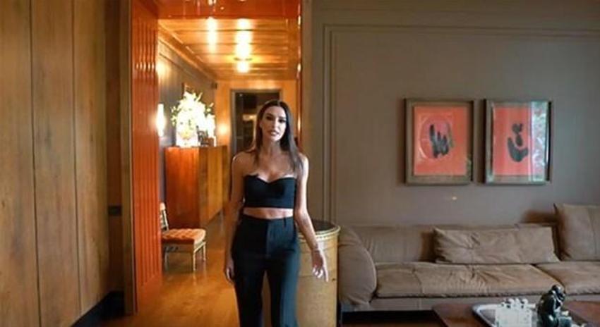 Arda Turan'ın eşi Aslıhan Doğan lüks villasının kapılarını açtı!