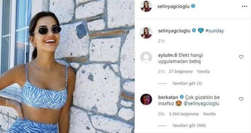 Selin Yağcıoğlu ile Berk Atan aşk yaşıyor! 'Çok güzelsin be insafsız'