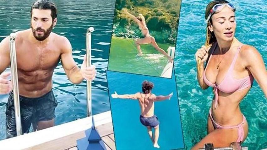 Can Yaman ile sevgilisi Diletta Leotta mavi tura çıktı!