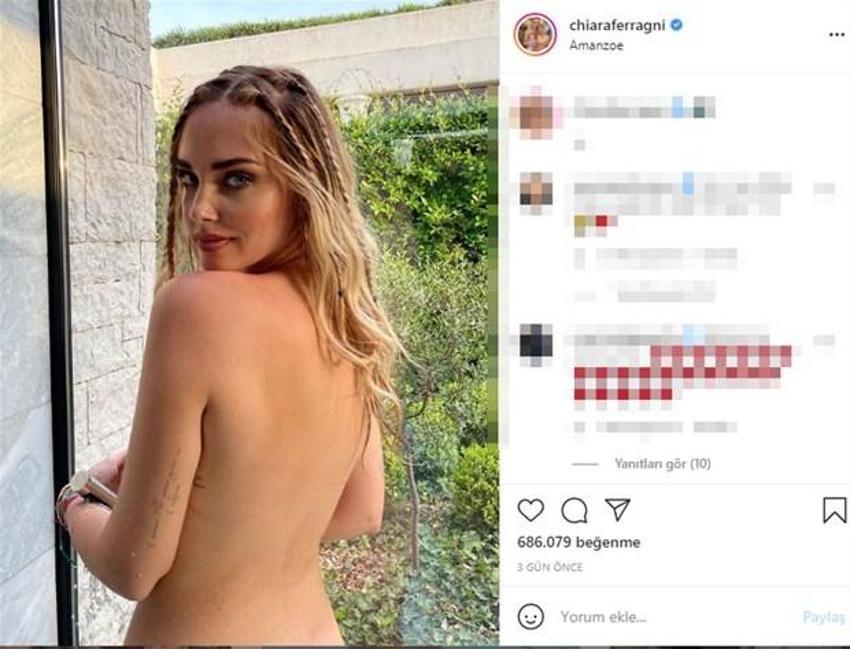 Chiara Ferragni duşta çırılçıplak! Sınırları zorluyor