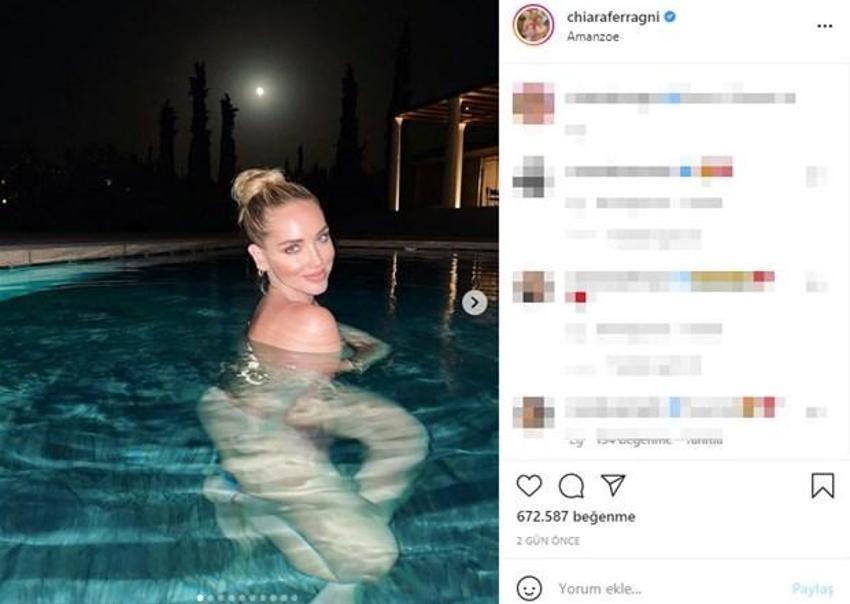 Chiara Ferragni duşta çırılçıplak! Sınırları zorluyor
