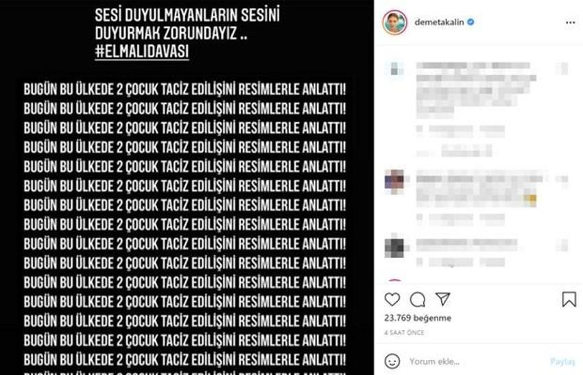 Elmalı davasına sessiz kalmadılar! Ünlü isimler isyan etti