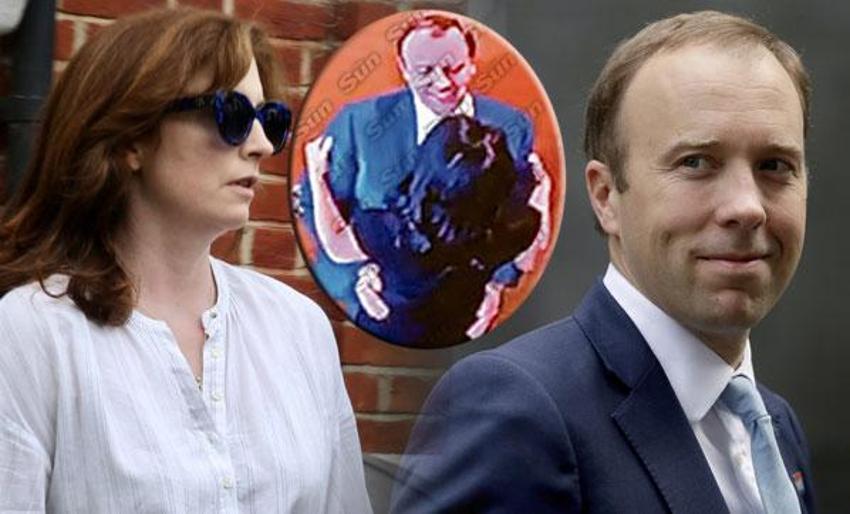 İngiltere Sağlık Bakanı Matt Hancock'ın yasak aşk skandalında yeni görüntüler ortaya çıktı!