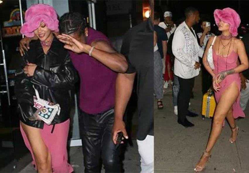 Rihanna gizli aşkı  Asap Rocky ile gecelerde