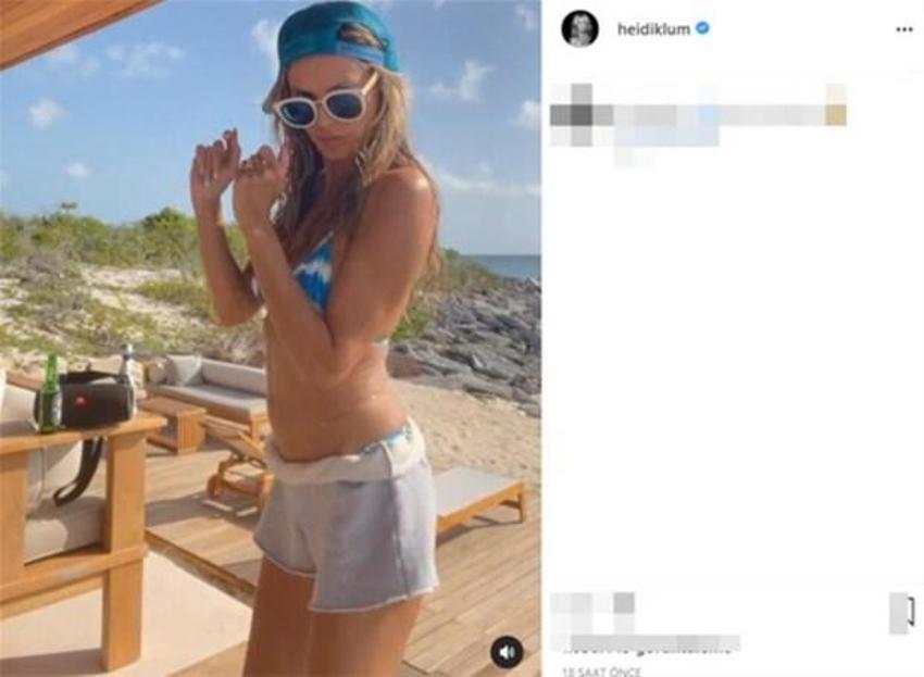 Heidi Klum'dan olay dans! Yoruma kapalı...