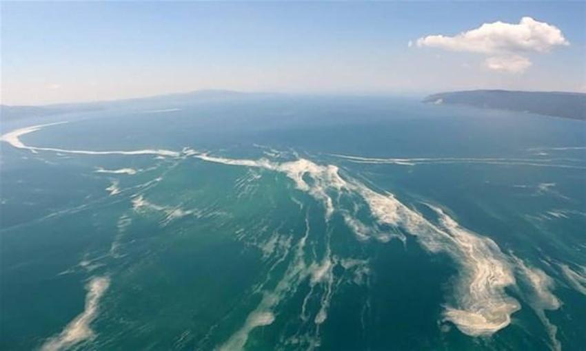 Marmara'da şaşırtan değişim! İstanbul’daki müsilaj uzaydan görüntülendi...