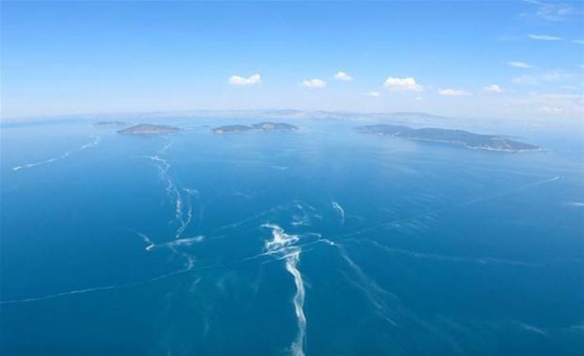 Marmara'da şaşırtan değişim! İstanbul’daki müsilaj uzaydan görüntülendi...