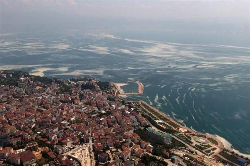 Marmara'da şaşırtan değişim! İstanbul’daki müsilaj uzaydan görüntülendi...