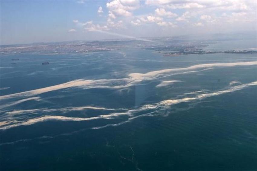 Marmara'da şaşırtan değişim! İstanbul’daki müsilaj uzaydan görüntülendi...