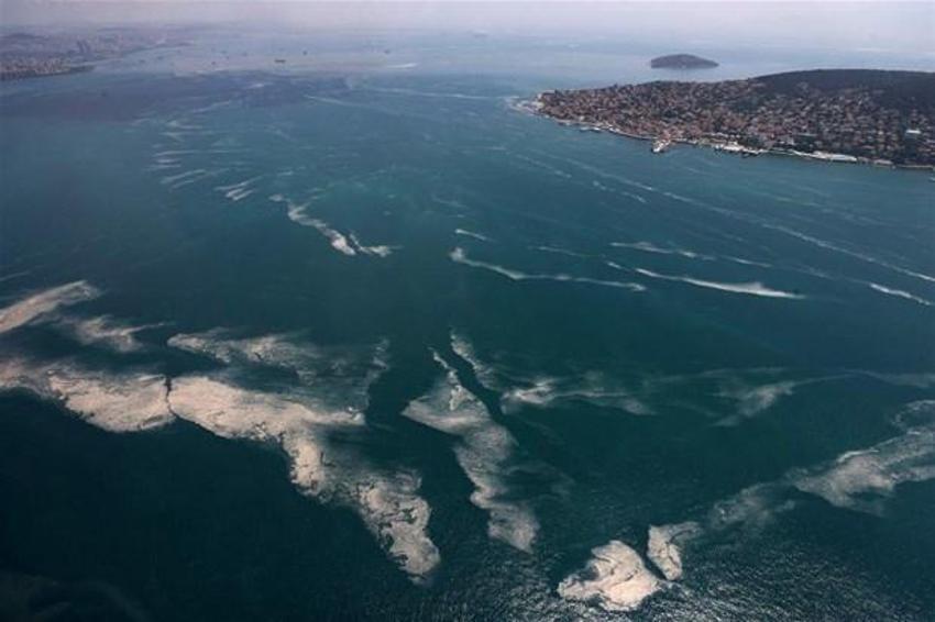 Marmara'da şaşırtan değişim! İstanbul’daki müsilaj uzaydan görüntülendi...