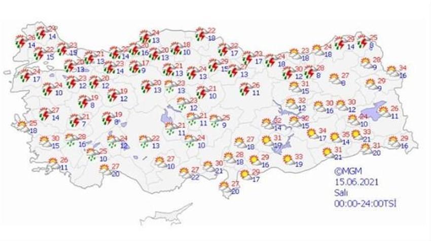 Meteoroloji'den son dakika uyarısı: Geliyor! Marmara, Ege, Karadeniz, İç Anadolu, Doğu Anadolu... Çok kuvvetli olacak